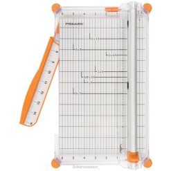Cortadora de papel de titanio de lujo con riel de corte de aluminio (12") Fiskars J4HHH428 herramienta
