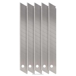 Cuchillas utilitarias desmontables de 9 mm para bricolaje (paquete de 5) Fiskars J4HHH394 herramienta