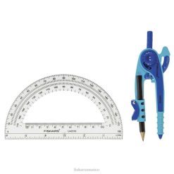 set de transportador y compás Fiskars J4HHH63 herramienta