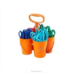 Tijeras para niños con punta puntiaguda, paquete de clase (5 pulgadas), carrito para paquete de 24 Fiskars J4HHH18 herramienta